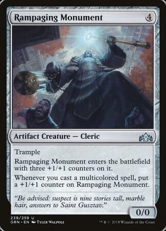 Rampaging Monument [Guilds of Ravnica] MTG Single Magic: The Gathering  | Multizone: Comics And Games