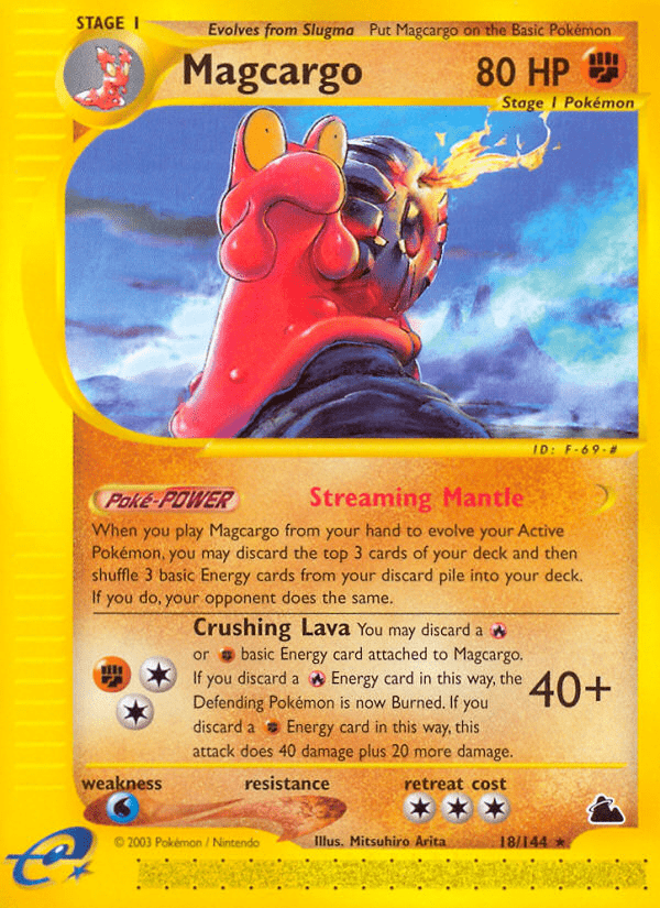 Magcargo (18/144) [Skyridge] Pokemon Single Pokémon  | Multizone: Comics And Games