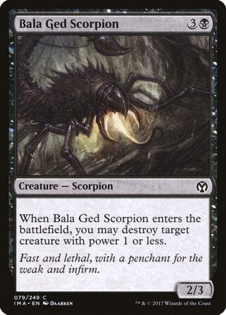 Bala Ged Scorpion [Iconic Masters] MTG Single Magic: The Gathering  | Multizone: Comics And Games