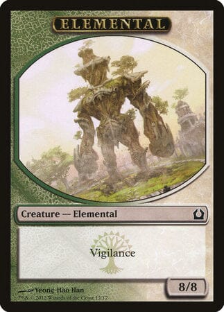 Elemental Token (Green/White) [Return to Ravnica Tokens] MTG Single Magic: The Gathering  | Multizone: Comics And Games