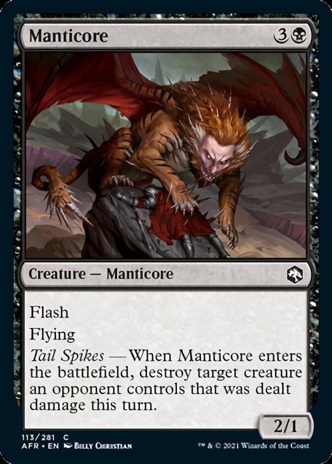 Manticore [Dungeons & Dragons: Adventures in the Forgotten Realms] MTG Single Magic: The Gathering  | Multizone: Comics And Games