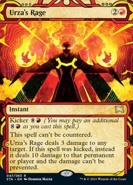 Urza's Rage (Etched Foil) [Strixhaven Mystical Archive] MTG Single Magic: The Gathering  | Multizone: Comics And Games