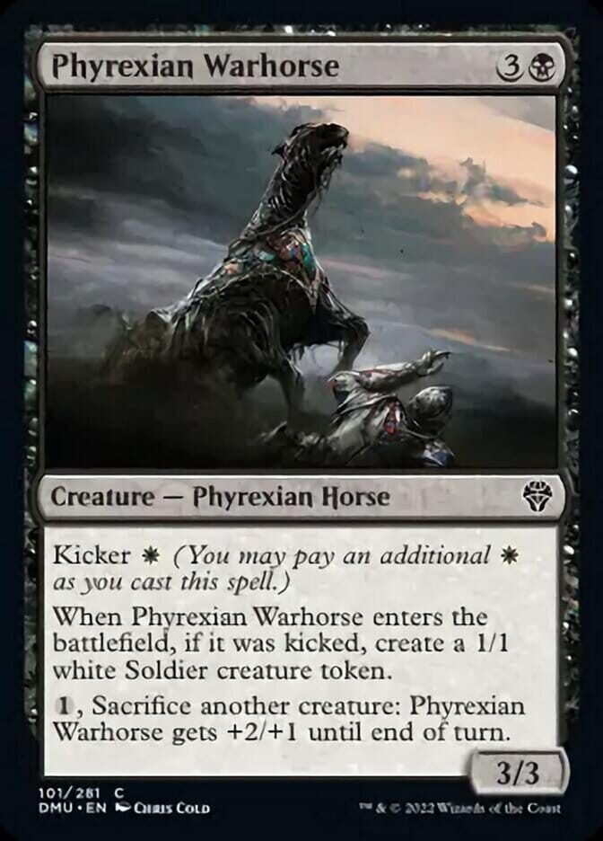 Phyrexian Warhorse [Dominaria United] MTG Single Magic: The Gathering  | Multizone: Comics And Games