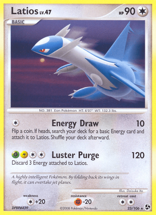 Latios (23/106) [Diamond & Pearl: Great Encounters] Pokemon Single Pokémon  | Multizone: Comics And Games