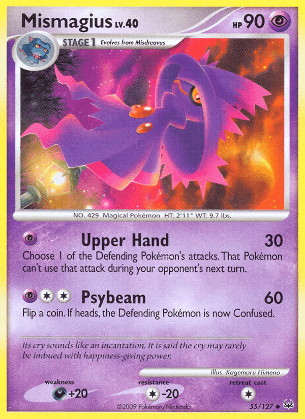 Mismagius (55/127) [Platinum: Base Set] Pokemon Single Pokémon  | Multizone: Comics And Games