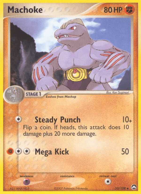 Machoke (33/108) [EX: Power Keepers] Pokemon Single Pokémon  | Multizone: Comics And Games