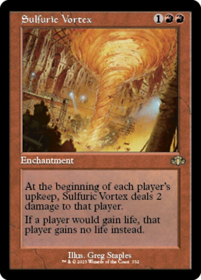 Sulfuric Vortex (Retro) [Dominaria Remastered] MTG Single Magic: The Gathering  | Multizone: Comics And Games