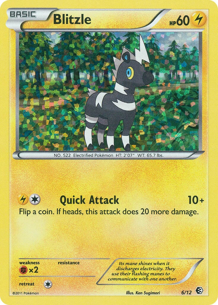 Blitzle (6/12) [McDonald's Promos: 2011 Collection] Pokemon Single Pokémon  | Multizone: Comics And Games