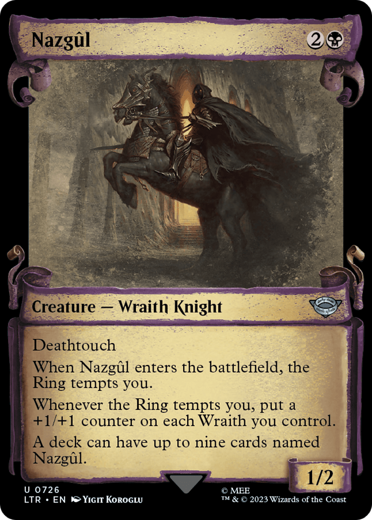 Nazgul (0726) [The Lord of the Rings: Tales of Middle-Earth Showcase Scrolls] MTG Single Magic: The Gathering  | Multizone: Comics And Games