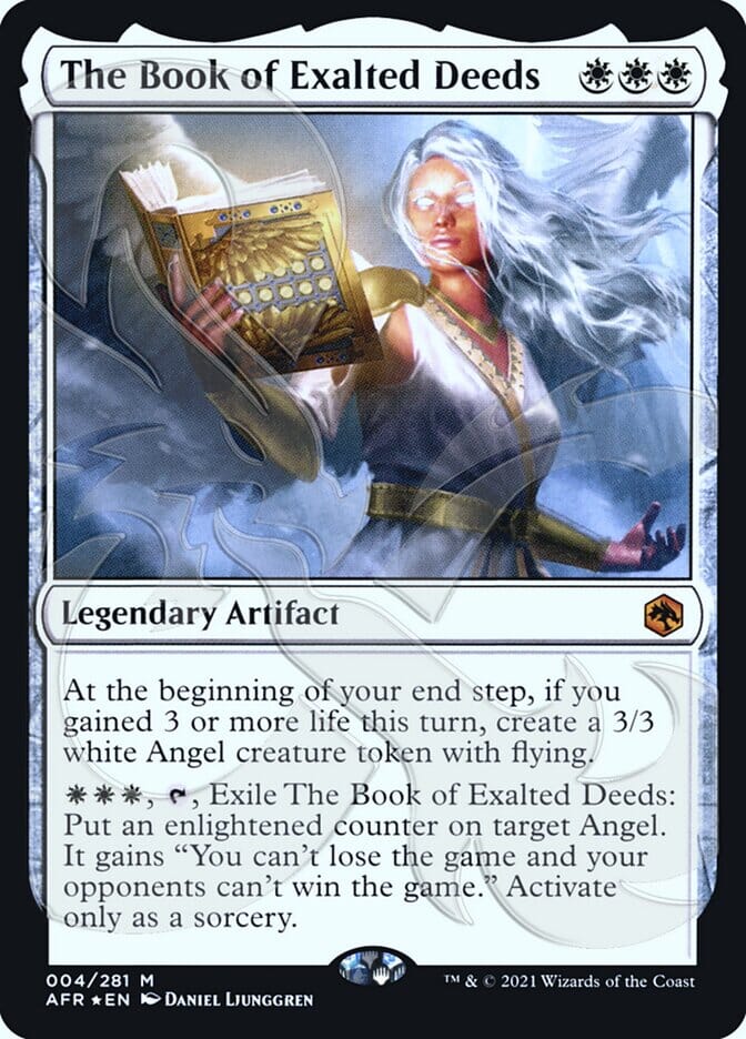 The Book of Exalted Deeds (Ampersand Promo) [Dungeons & Dragons: Adventures in the Forgotten Realms Promos] MTG Single Magic: The Gathering  | Multizone: Comics And Games