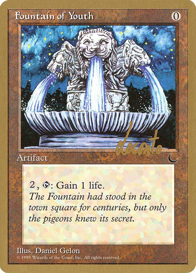 Fountain of Youth (Michael Loconto) [Pro Tour Collector Set] MTG Single Magic: The Gathering  | Multizone: Comics And Games