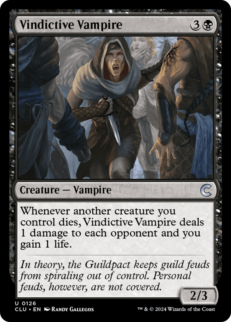 Vindictive Vampire [Ravnica: Clue Edition] MTG Single Magic: The Gathering  | Multizone: Comics And Games