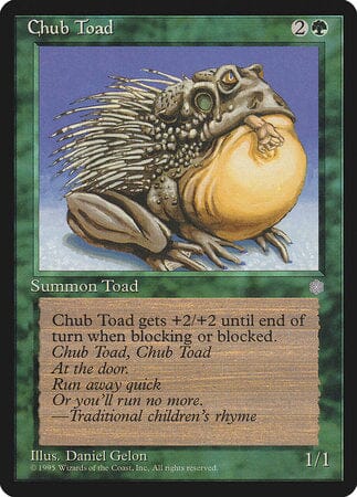 Chub Toad [Ice Age] MTG Single Magic: The Gathering  | Multizone: Comics And Games