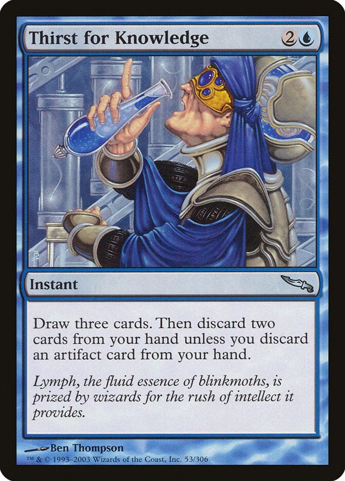 Thirst for Knowledge [Mirrodin] MTG Single Magic: The Gathering  | Multizone: Comics And Games