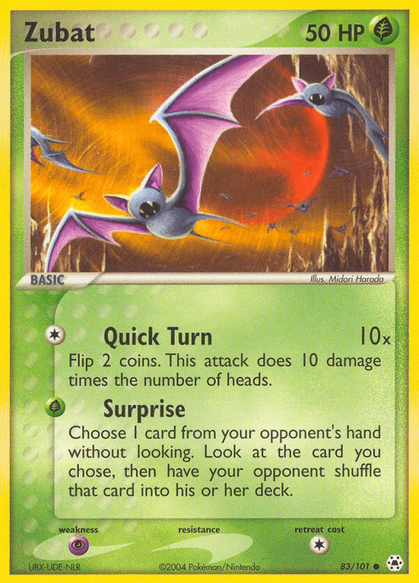 Zubat (83/101) [EX: Hidden Legends] Pokemon Single Pokémon  | Multizone: Comics And Games