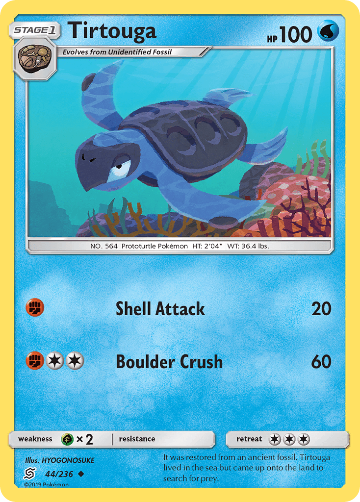 Tirtouga (44/236) [Sun & Moon: Unified Minds] Pokemon Single Pokémon  | Multizone: Comics And Games