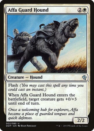 Affa Guard Hound [Duel Decks: Zendikar vs. Eldrazi] MTG Single Magic: The Gathering  | Multizone: Comics And Games