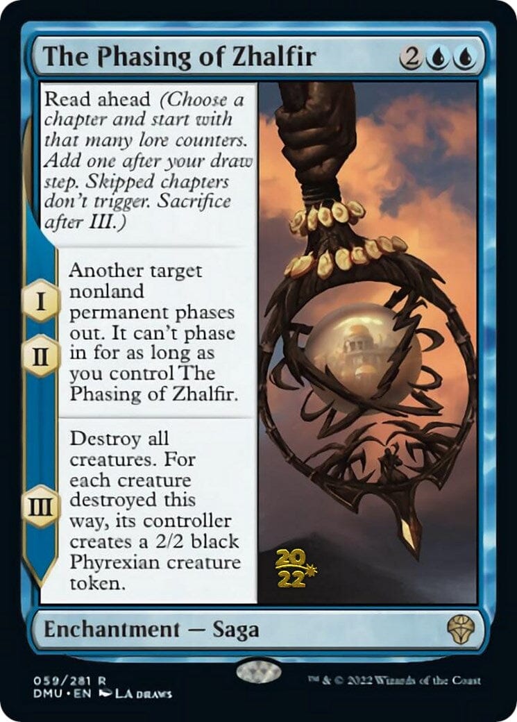The Phasing of Zhalfir [Dominaria United Prerelease Promos] MTG Single Magic: The Gathering  | Multizone: Comics And Games