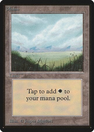 Plains (A) [Limited Edition Beta] MTG Single Magic: The Gathering  | Multizone: Comics And Games