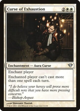 Curse of Exhaustion [Dark Ascension] MTG Single Magic: The Gathering  | Multizone: Comics And Games