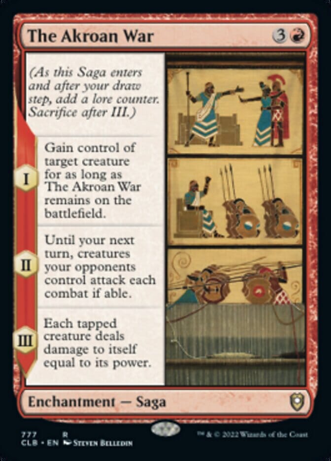 The Akroan War [Commander Legends: Battle for Baldur's Gate] MTG Single Magic: The Gathering  | Multizone: Comics And Games