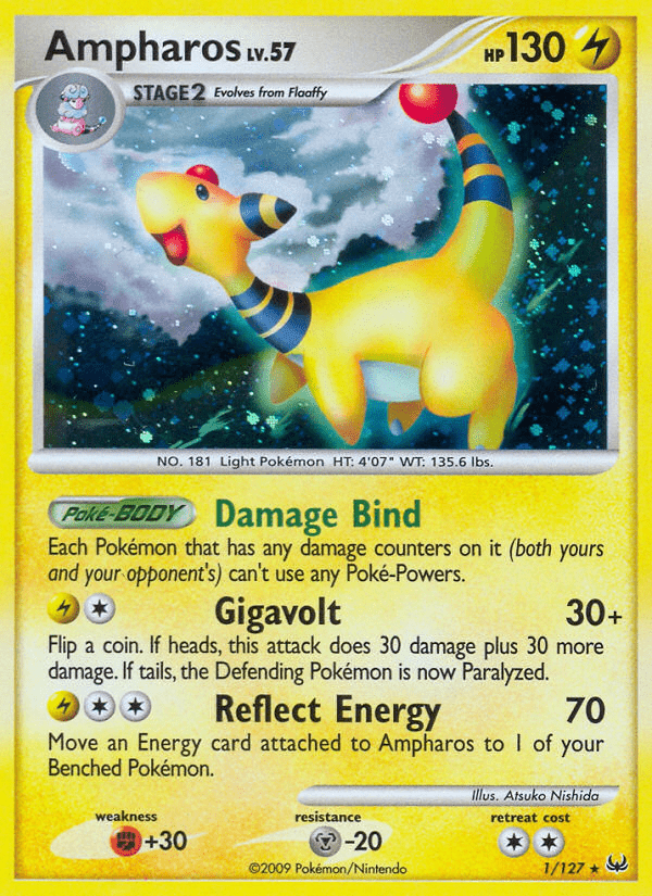 Ampharos (1/127) [Platinum: Base Set] Pokemon Single Pokémon  | Multizone: Comics And Games