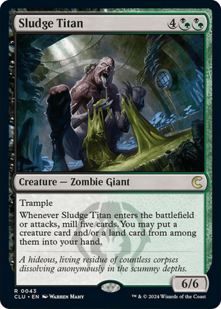 Sludge Titan [Ravnica: Clue Edition] MTG Single Magic: The Gathering  | Multizone: Comics And Games