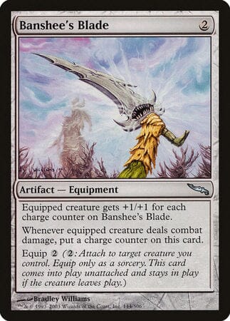 Banshee's Blade [Mirrodin] MTG Single Magic: The Gathering  | Multizone: Comics And Games