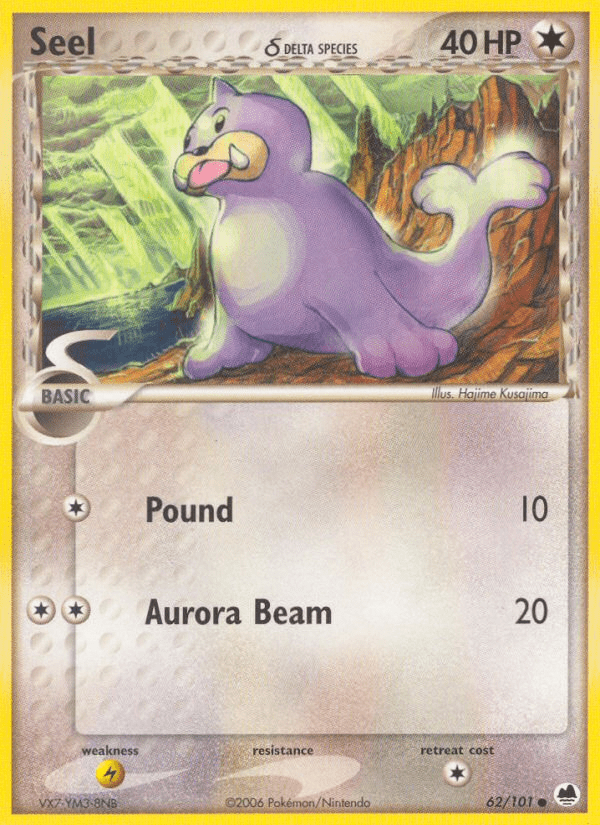Seel (62/101) (Delta Species) [EX: Dragon Frontiers] Pokemon Single Pokémon  | Multizone: Comics And Games