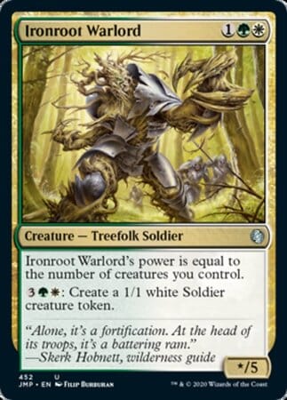 Ironroot Warlord [Jumpstart] MTG Single Magic: The Gathering  | Multizone: Comics And Games
