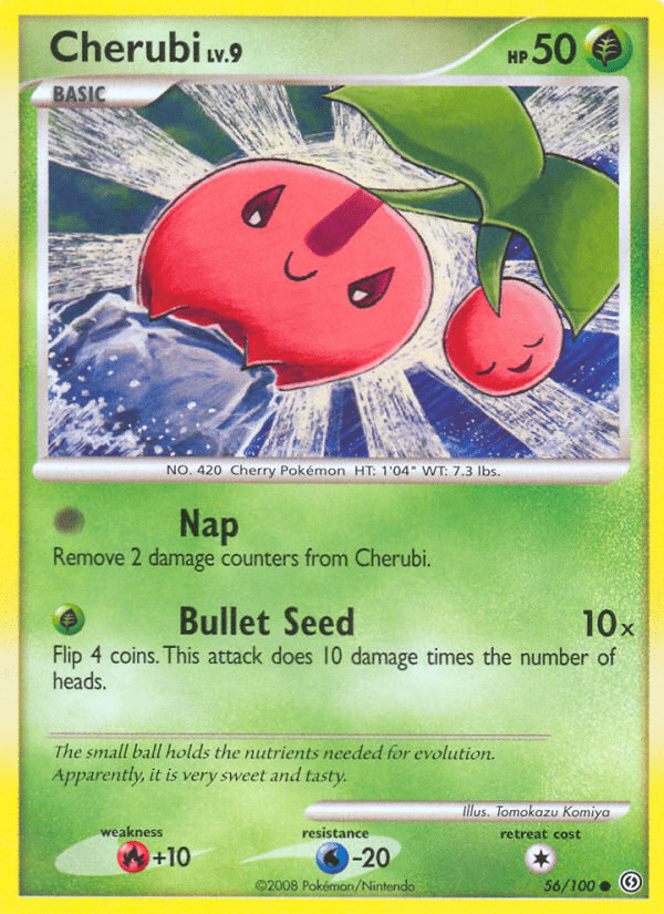 Cherubi (56/100) [Diamond & Pearl: Stormfront] Pokemon Single Pokémon  | Multizone: Comics And Games