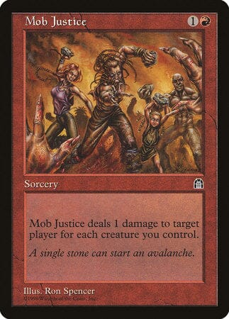 Mob Justice [Stronghold] MTG Single Magic: The Gathering  | Multizone: Comics And Games