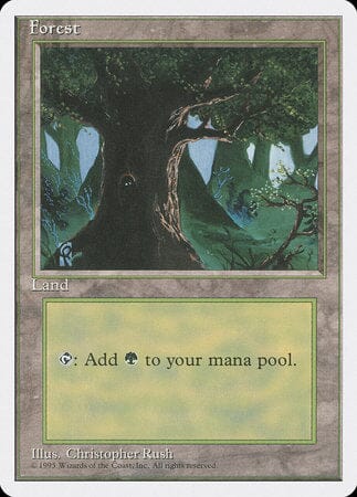 Forest (C) [Fourth Edition] MTG Single Magic: The Gathering  | Multizone: Comics And Games