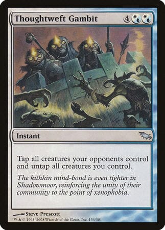 Thoughtweft Gambit [Shadowmoor] MTG Single Magic: The Gathering  | Multizone: Comics And Games