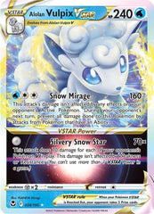 Alolan Vulpix VSTAR (034/195) [Sword & Shield: Silver Tempest] Pokemon Single Pokémon  | Multizone: Comics And Games