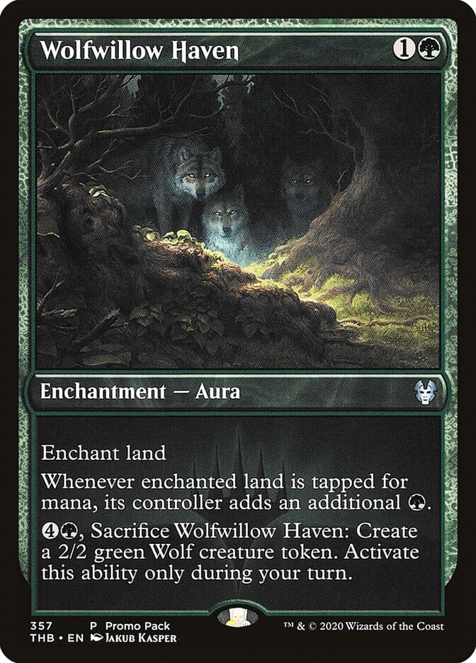 Wolfwillow Haven (Promo Pack) [Theros Beyond Death Promos] MTG Single Magic: The Gathering  | Multizone: Comics And Games