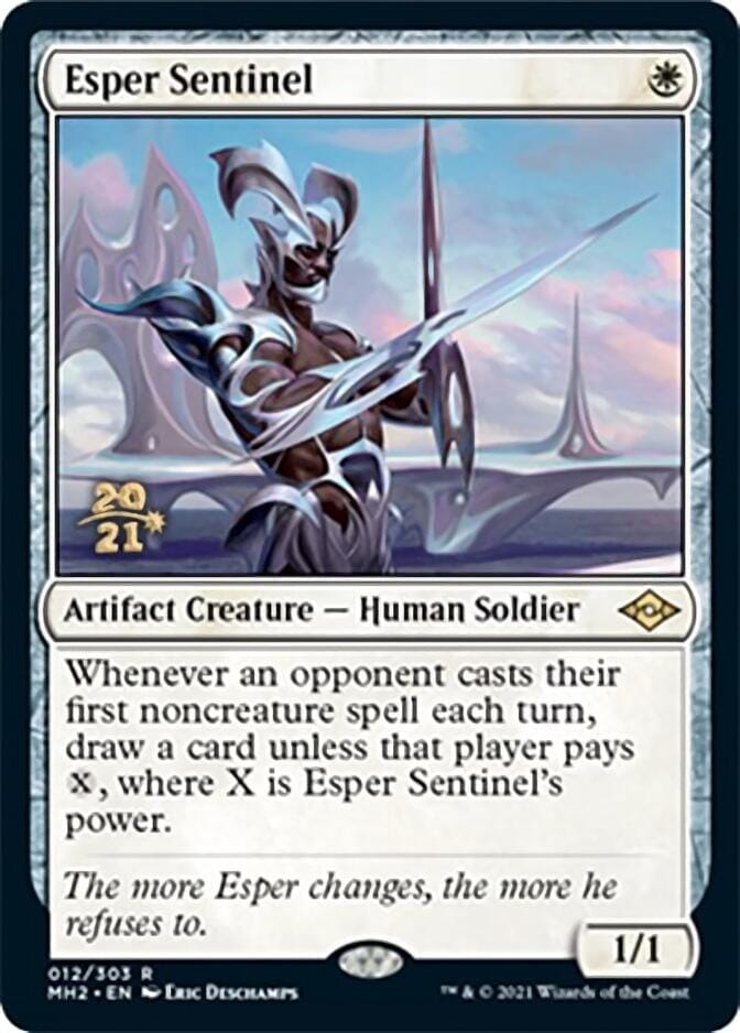 Esper Sentinel [Modern Horizons 2 Prerelease Promos] MTG Single Magic: The Gathering  | Multizone: Comics And Games