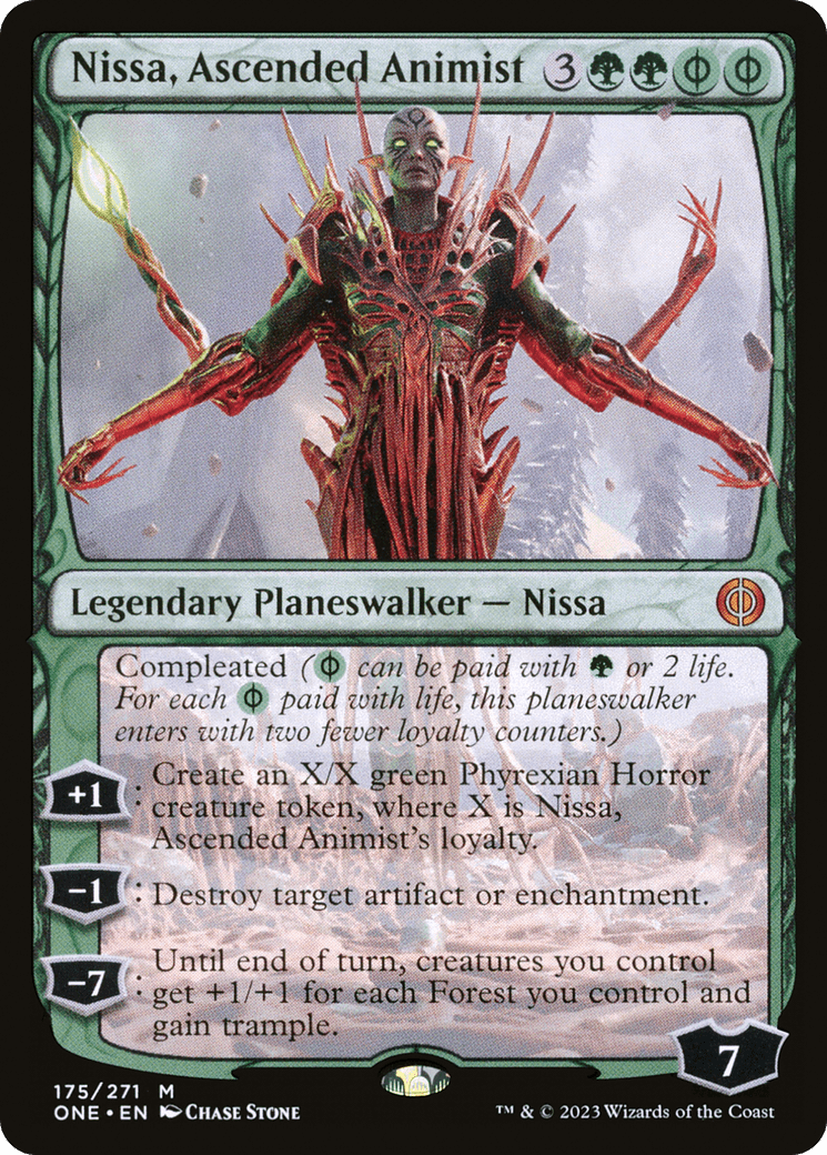 Nissa, Ascended Animist [Phyrexia: All Will Be One] MTG Single Magic: The Gathering  | Multizone: Comics And Games