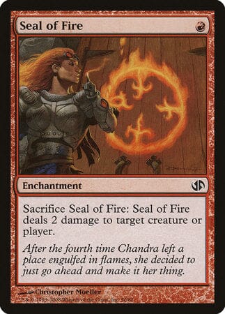Seal of Fire [Duel Decks: Jace vs. Chandra] MTG Single Magic: The Gathering  | Multizone: Comics And Games