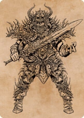 Sarevok, Deathbringer Art Card [Commander Legends: Battle for Baldur's Gate Art Series] MTG Single Magic: The Gathering  | Multizone: Comics And Games