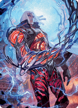 Tezzeret, Betrayer of Flesh Art Card [Kamigawa: Neon Dynasty Art Series] MTG Single Magic: The Gathering  | Multizone: Comics And Games