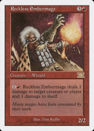 Reckless Embermage [Classic Sixth Edition] MTG Single Magic: The Gathering  | Multizone: Comics And Games
