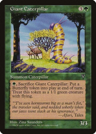 Giant Caterpillar [Visions] MTG Single Magic: The Gathering  | Multizone: Comics And Games