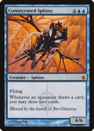 Consecrated Sphinx [Mirrodin Besieged] MTG Single Magic: The Gathering  | Multizone: Comics And Games