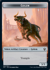 Golem (026) // Thopter Token [Commander 2021 Tokens] MTG Single Magic: The Gathering  | Multizone: Comics And Games