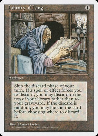 Library of Leng [Fourth Edition] MTG Single Magic: The Gathering  | Multizone: Comics And Games