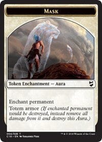 Mask // Beast (014) Double-sided Token [Commander 2018 Tokens] MTG Single Magic: The Gathering  | Multizone: Comics And Games