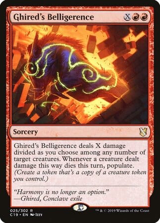 Ghired's Belligerence [Commander 2019] MTG Single Magic: The Gathering  | Multizone: Comics And Games