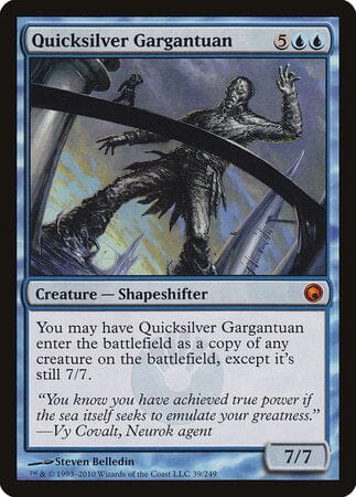 Quicksilver Gargantuan [Scars of Mirrodin] MTG Single Magic: The Gathering  | Multizone: Comics And Games