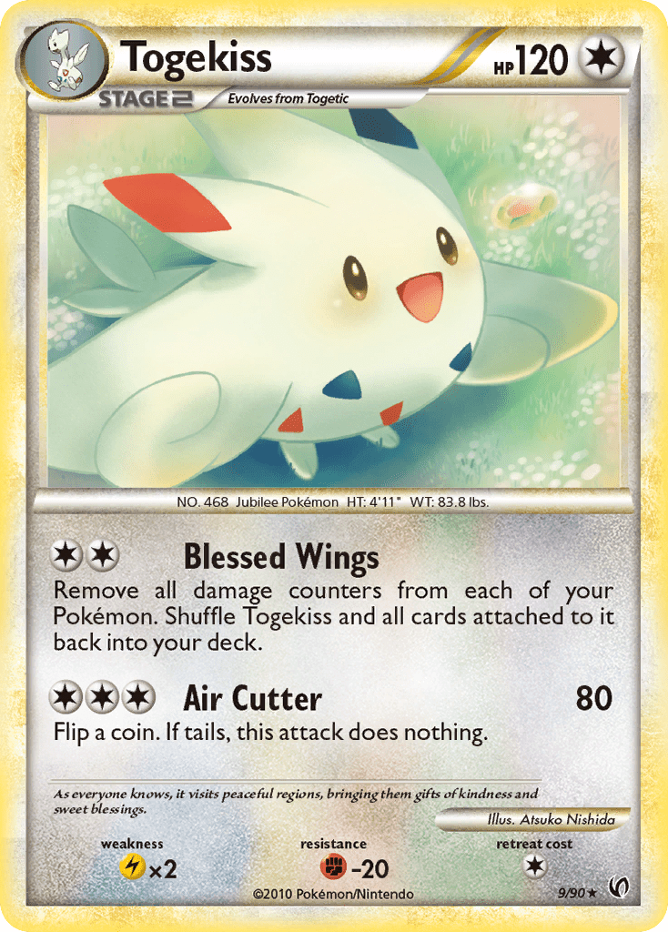 Togekiss (9/90) [HeartGold & SoulSilver: Undaunted] Pokemon Single Pokémon  | Multizone: Comics And Games